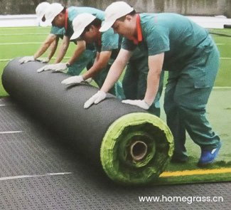 install sports turf step 2